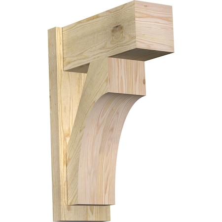 Ekena Millwork Westlake Block Rough Sawn Outlooker, Douglas Fir, 8"W x 18"D x 26"H OUT08X18X26WTL05RDF